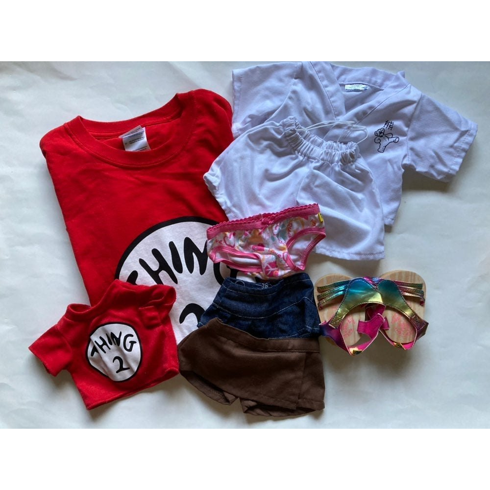 Build-A-Bear Workshop Lot with matching shirt